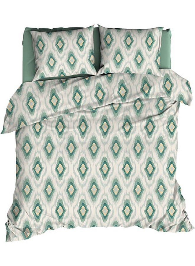 Dekbedovertrek Ottoman Groen - Katoen PL1