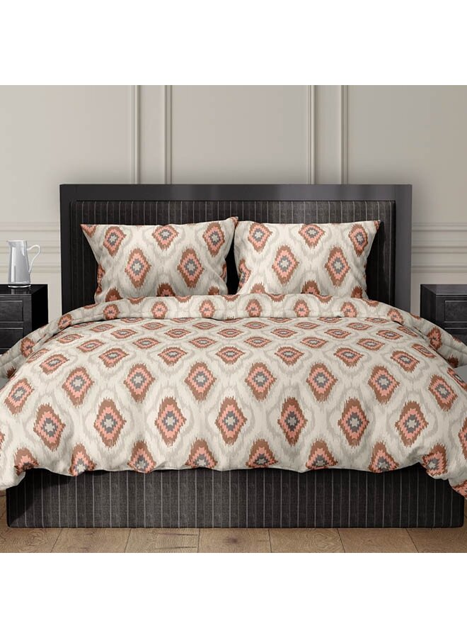 Romanette Dekbedovertrek Ottoman Terra- Katoen