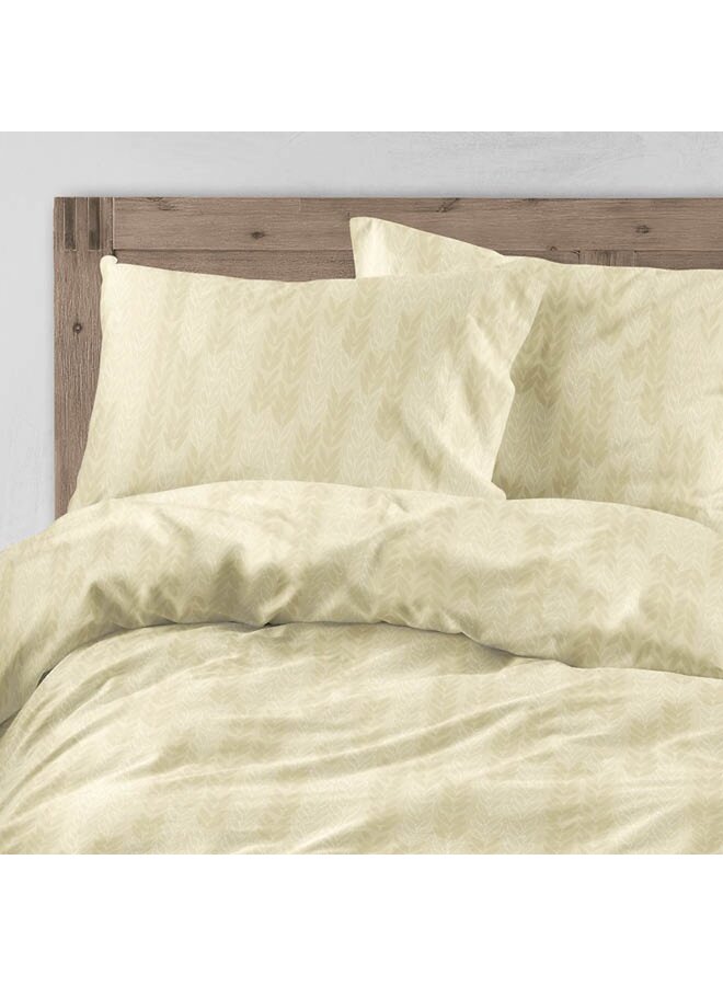 Romanette Dekbedovertrek Barley Creme - Katoen