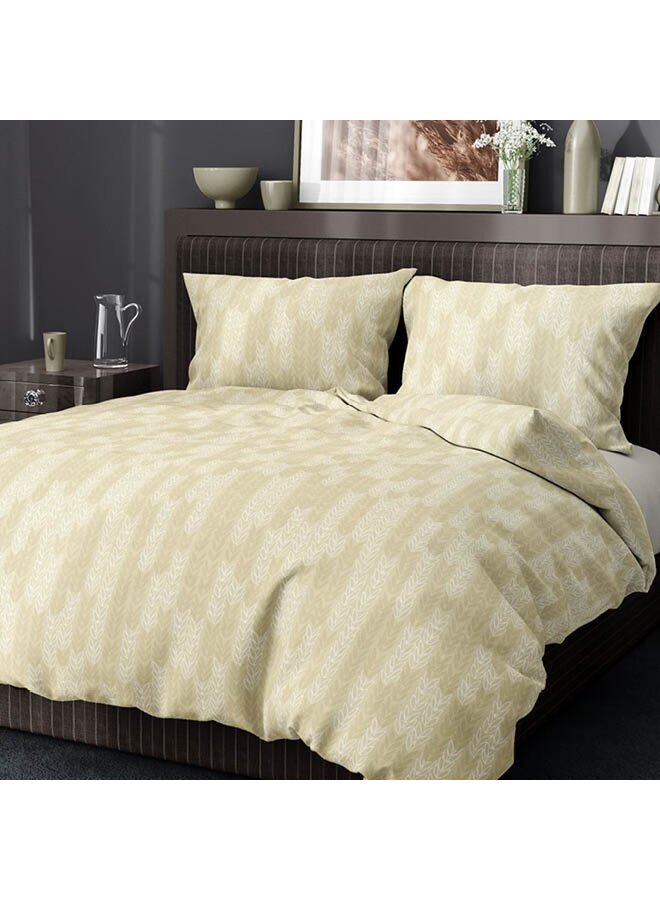 Romanette Dekbedovertrek Barley Creme - Katoen