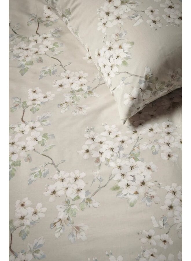 Ariadne At Home Dekbedovertrek Blooming Flowers Zand - Katoen