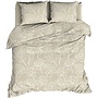 Romanette Dekbedovertrek Oyster Zand - Katoen