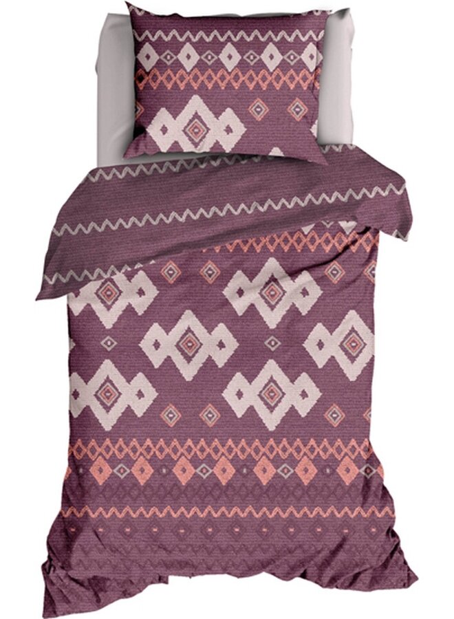 Romanette Dekbedovertrek Belmonte Roze - Katoen