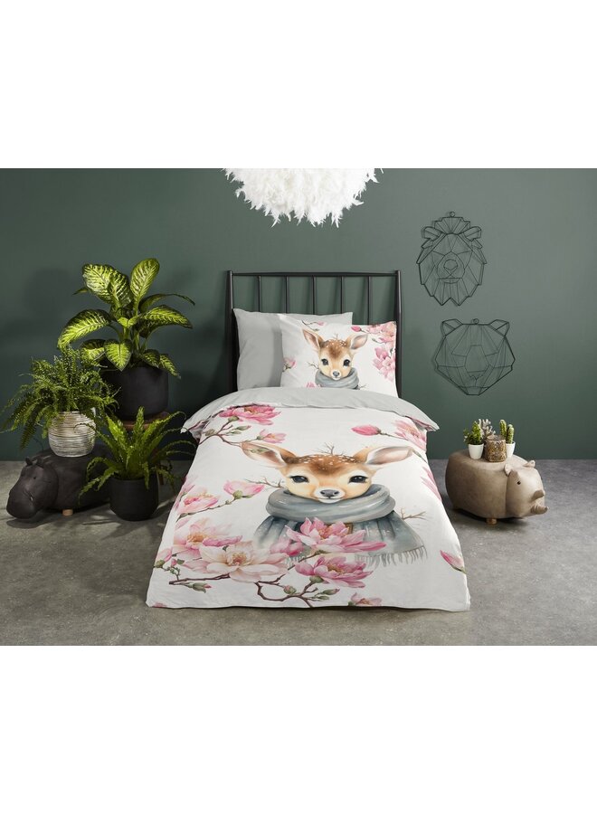 Good Morning Dekbedovertrek Kids Leone Multi - Katoen