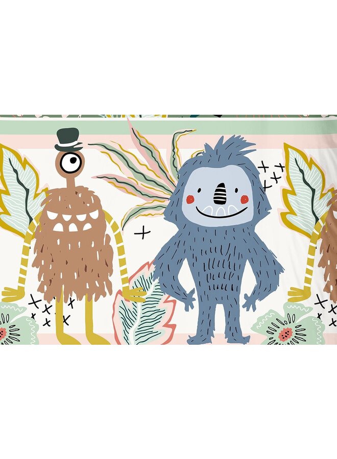 Good Morning Dekbedovertrek Kids Monsters Multi - Katoen