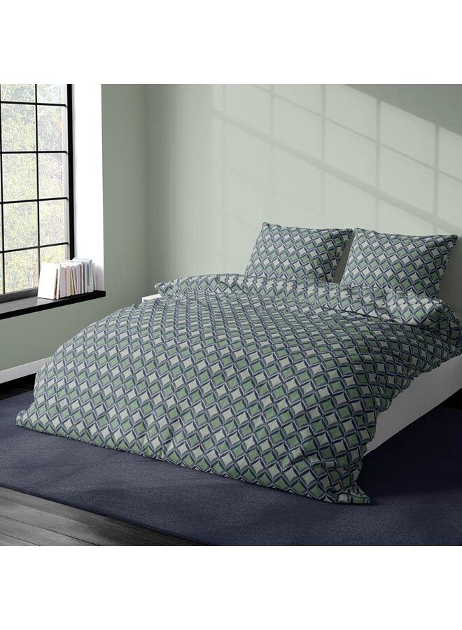 Romanette Dekbedovertrek Honky Tonk Mineral - Katoen