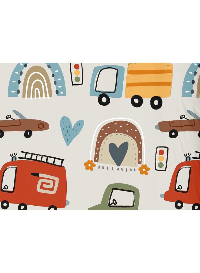 Good Morning Dekbedovertrek Kids Move Multi - Katoen