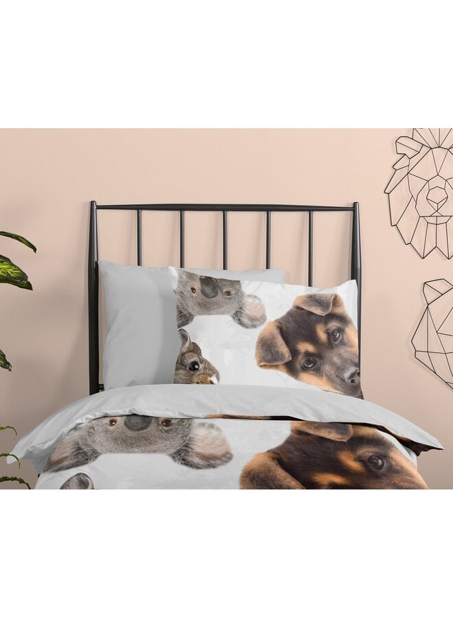 Good Morning Dekbedovertrek Kids Semmie Multi - Katoen