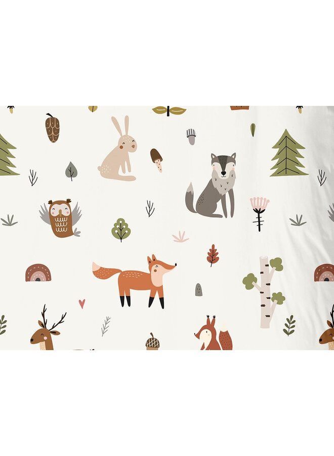 Good Morning Dekbedovertrek Kids United Multi - Katoen