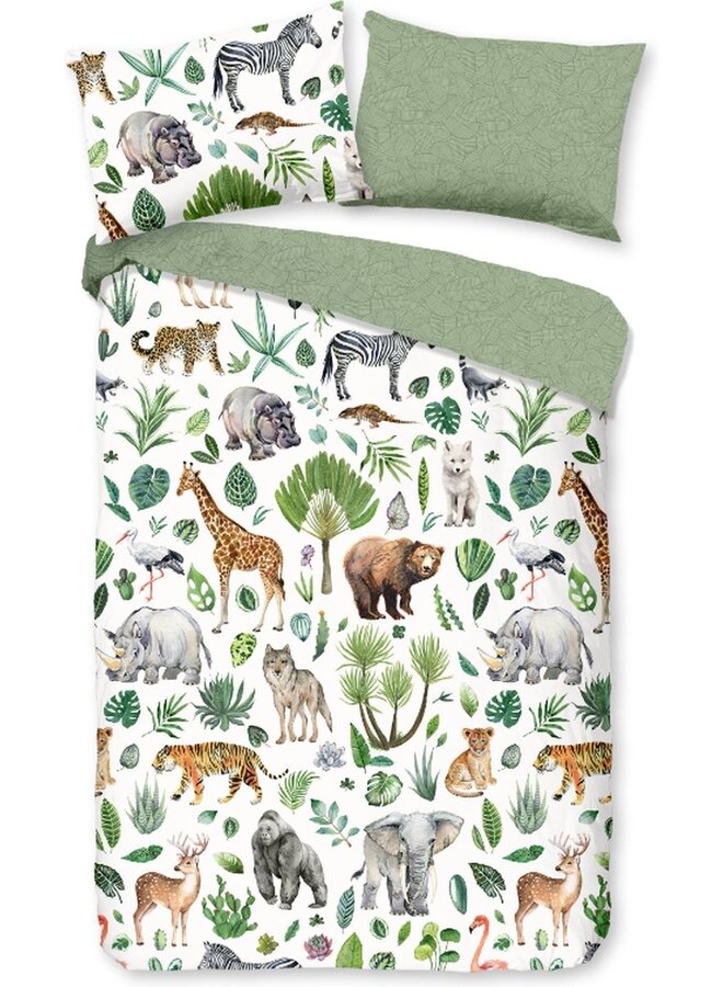 Good Morning Dekbedovertrek Kids Samba Multi - Katoen