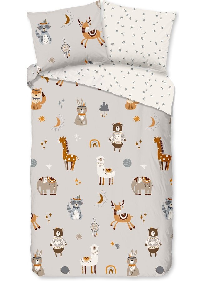 Dekbedovertrek Kids Woody Multi - Katoen PL3