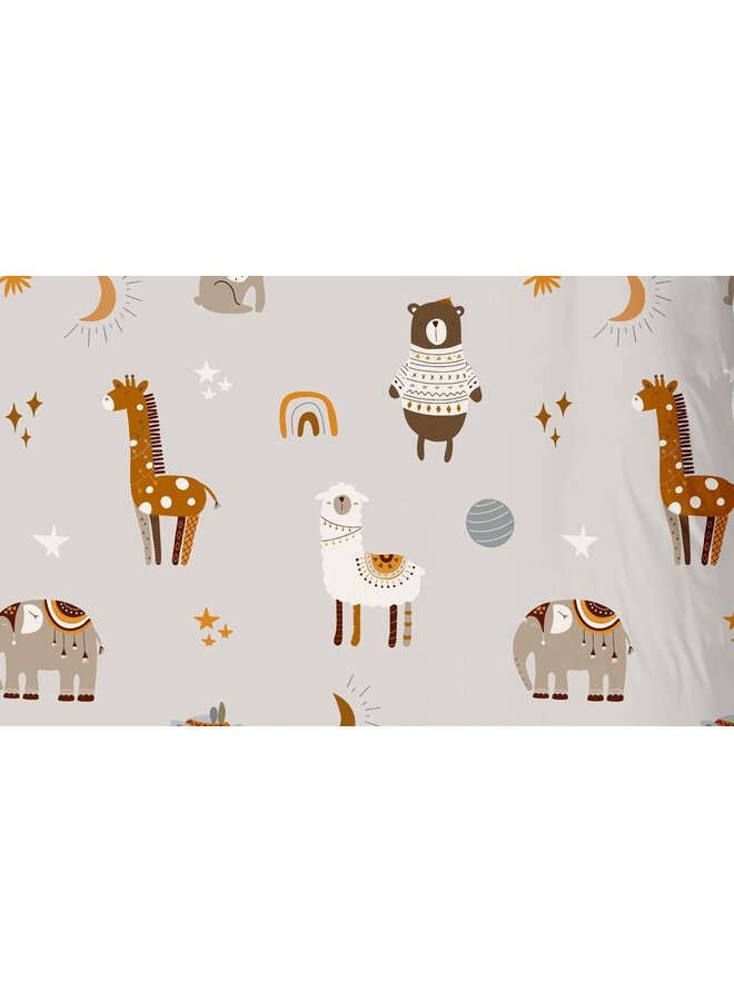 Good Morning Dekbedovertrek Kids Woody Multi - Katoen