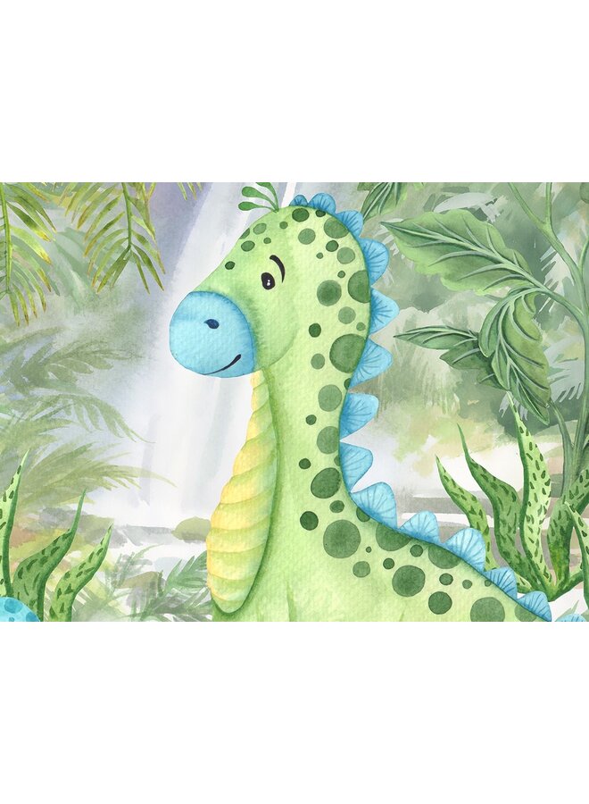 Good Morning Dekbedovertrek Kids Dani Groen - Katoen