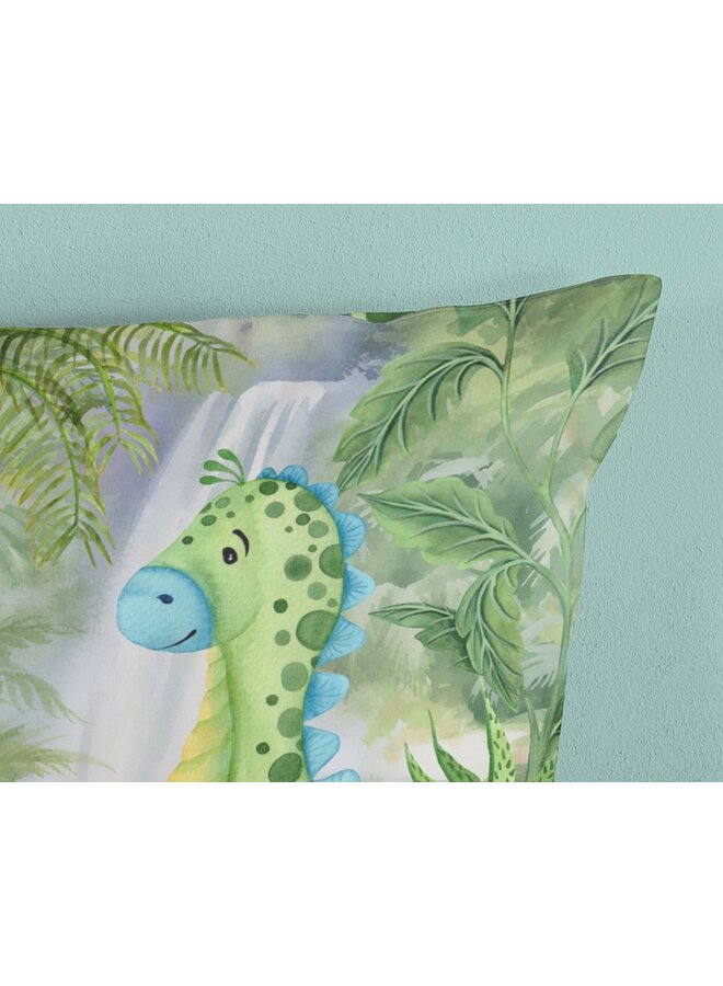 Good Morning Dekbedovertrek Kids Dani Groen - Katoen