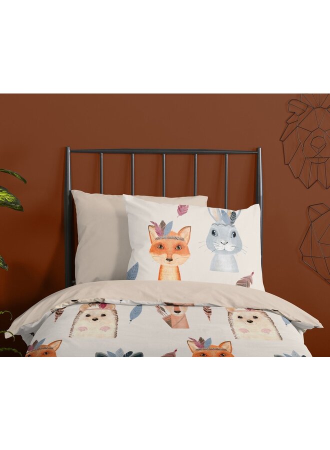 Good Morning Dekbedovertrek Kids Rave Multi - Katoen