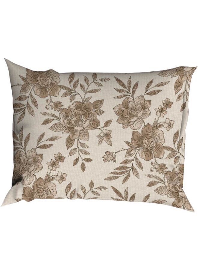 Romanette Dekbedovertrek Beaudine Zand - Katoen