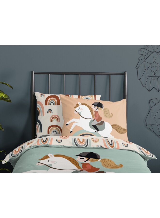Good Morning Dekbedovertrek Kids Destin Multi - Katoen
