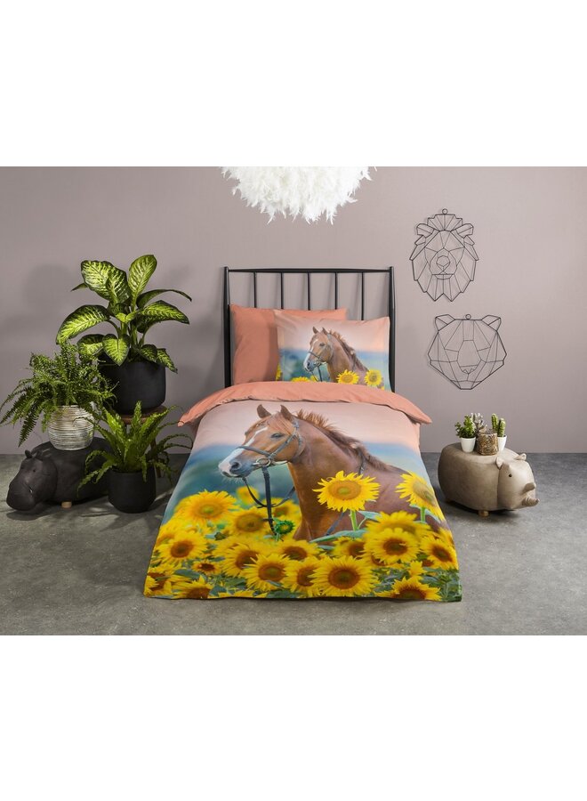 Good Morning Dekbedovertrek Kids Beauty Multi - Katoen