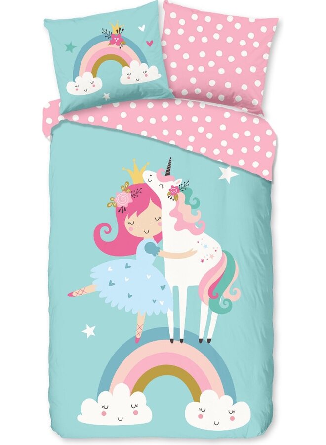 Good Morning Dekbedovertrek Kids Heaven Multi - Katoen