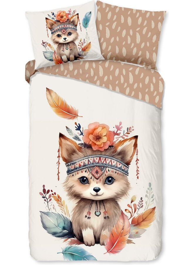 Good Morning Dekbedovertrek Kids Hay Multi - Katoen