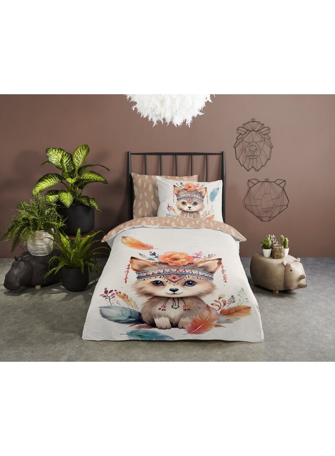 Good Morning Dekbedovertrek Kids Hay Multi - Katoen