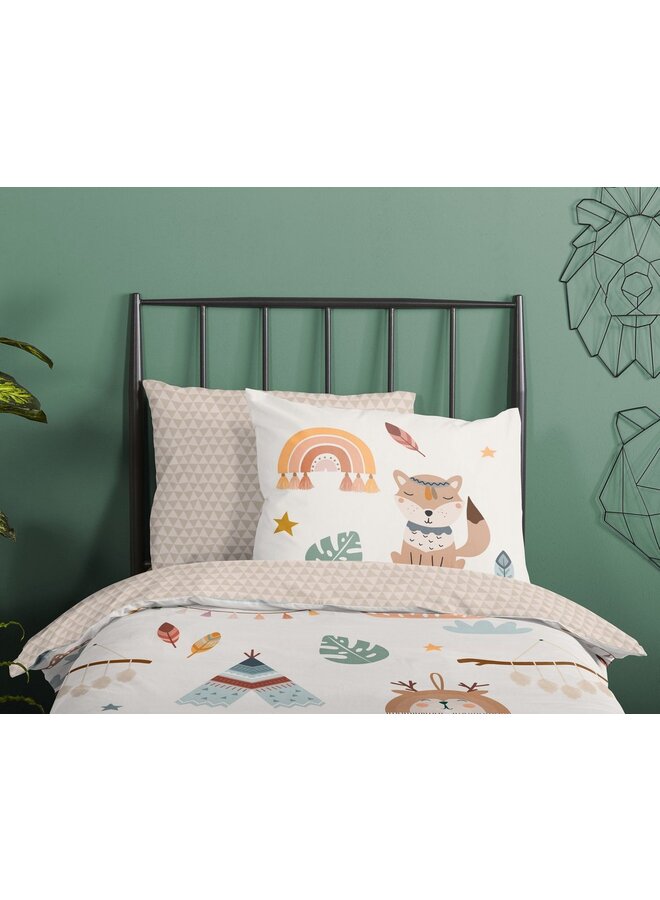 Good Morning Dekbedovertrek Kids Remi Zand - Katoen