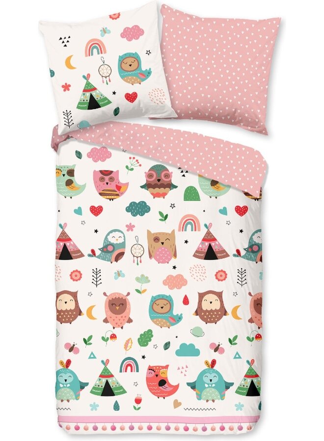 Dekbedovertrek Kids Wise Multi - Katoen PL3