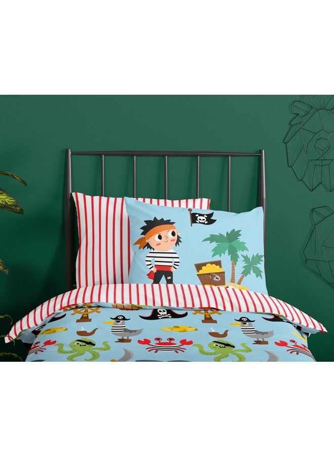 Good Morning Dekbedovertrek Kids Caribbean Multi - Katoen