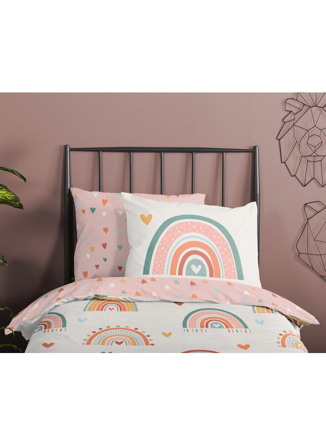 Good Morning Dekbedovertrek Kids Louie Multi - Katoen