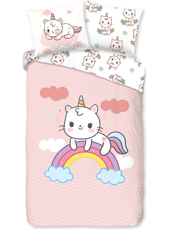 Dekbedovertrek Kids Puk Roze - Katoen PL3