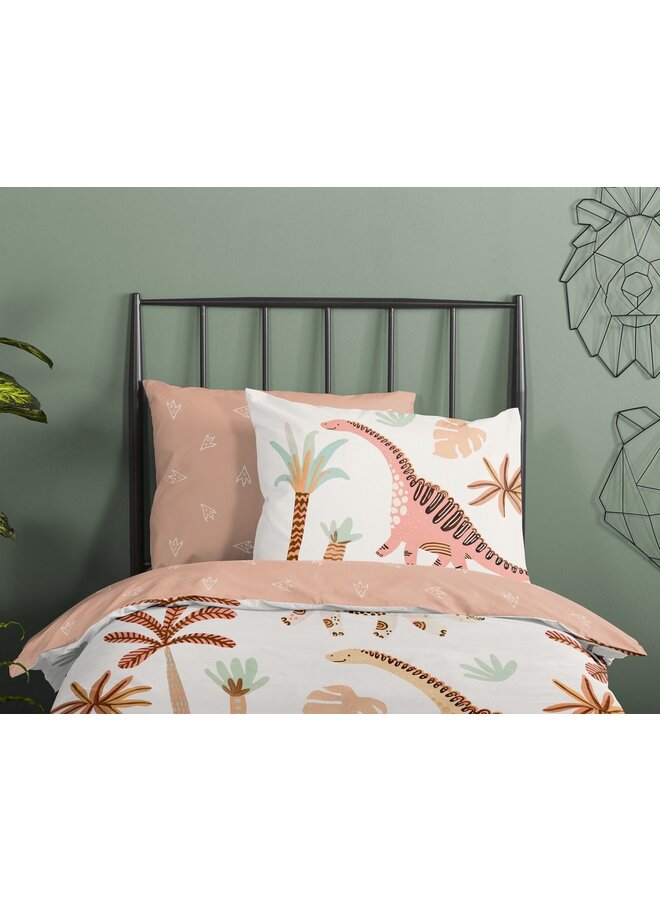 Good Morning Dekbedovertrek Kids Dino Multi - Katoen