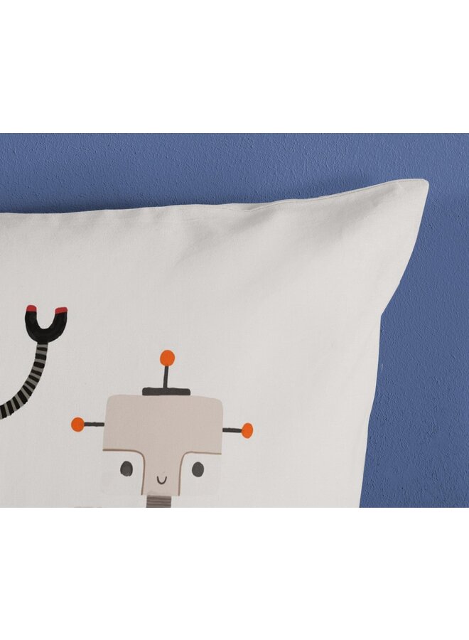 Good Morning Dekbedovertrek Kids Robo Multi - Katoen