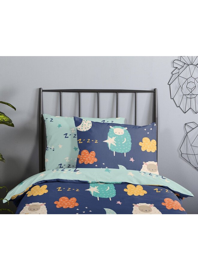 Good Morning Dekbedovertrek Kids Sheep Multi - Katoen