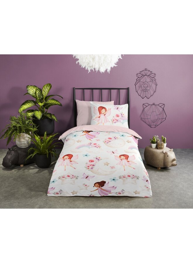 Good Morning Dekbedovertrek Kids Lucia Multi - Katoen