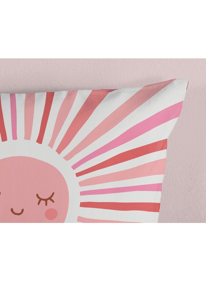 Good Morning Dekbedovertrek Kids Sunny Roze - Katoen