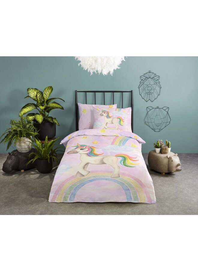 Good Morning Dekbedovertrek Kids Unisweet Multi - Katoen