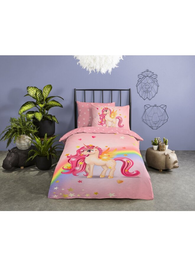 Good Morning Dekbedovertrek Kids Little Multi - Katoen