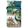 Good Morning Dekbedovertrek Kids Dino Multi - Katoen