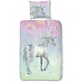 Good Morning Dekbedovertrek Kids Unicorn Multi - Katoen