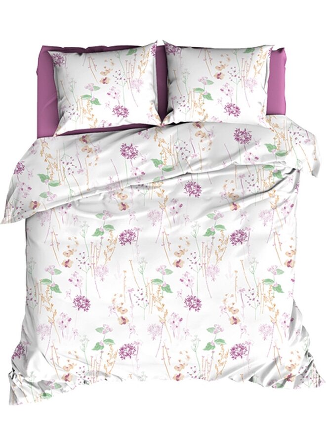 Romanette Katoen Dekbedovertrek Creme