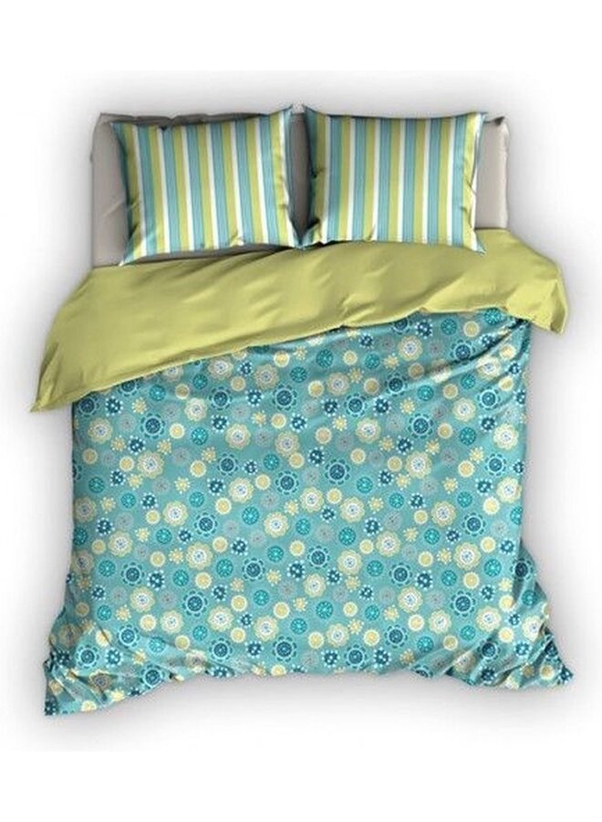 Dekbedovertrek Sterre Aqua - Katoen PL2