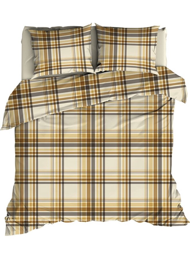 Dekbedovertrek Flair Coastal Zand - Katoen PL1