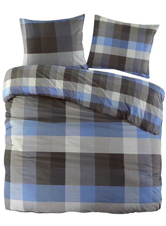 Dekbedovertrek Phil Blauw - Katoen PL3