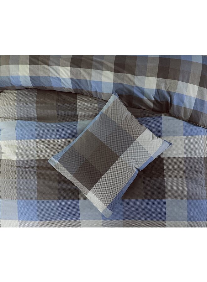 Day Dream Dekbedovertrek Phil Blauw - Katoen