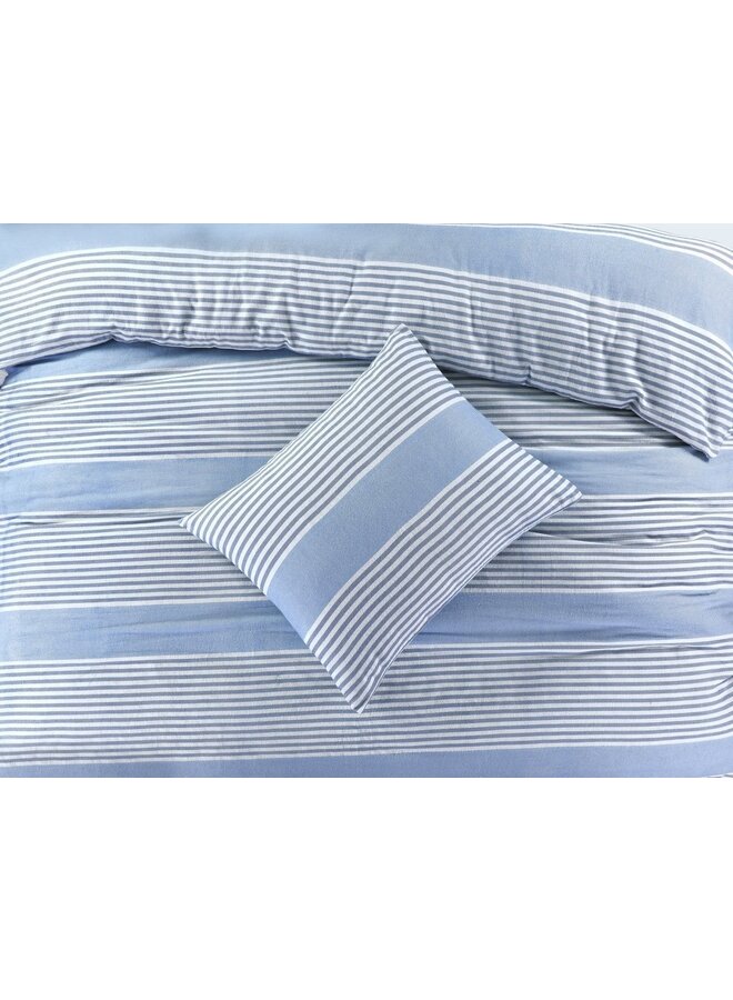 Day Dream Dekbedovertrek Davos Licht Blauw - Katoen