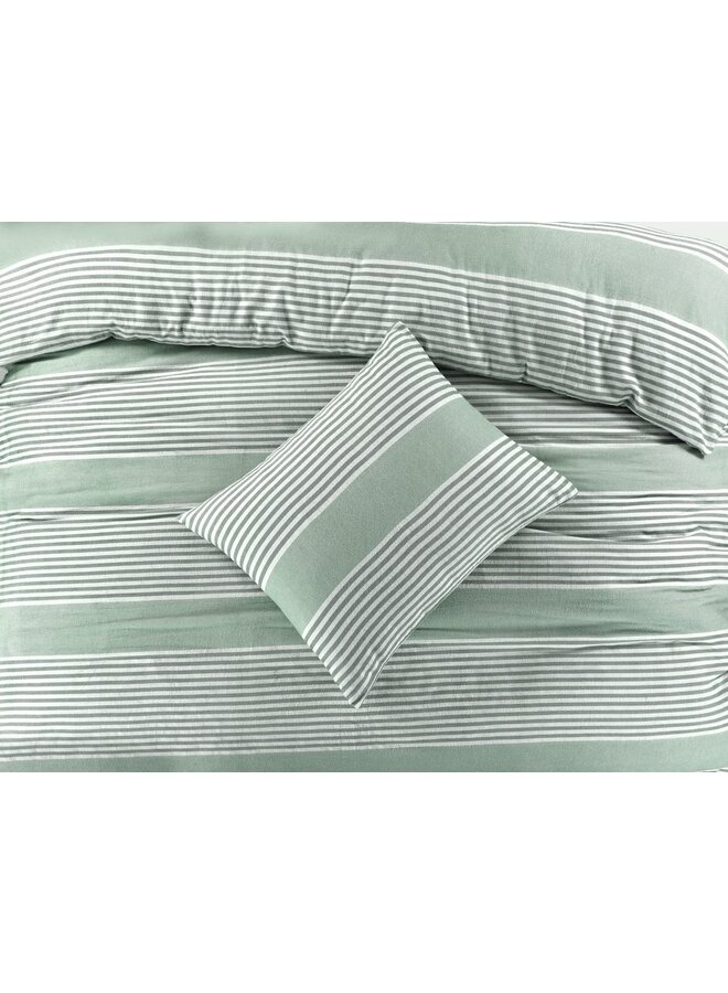 Day Dream Dekbedovertrek Davos Licht Groen - Katoen