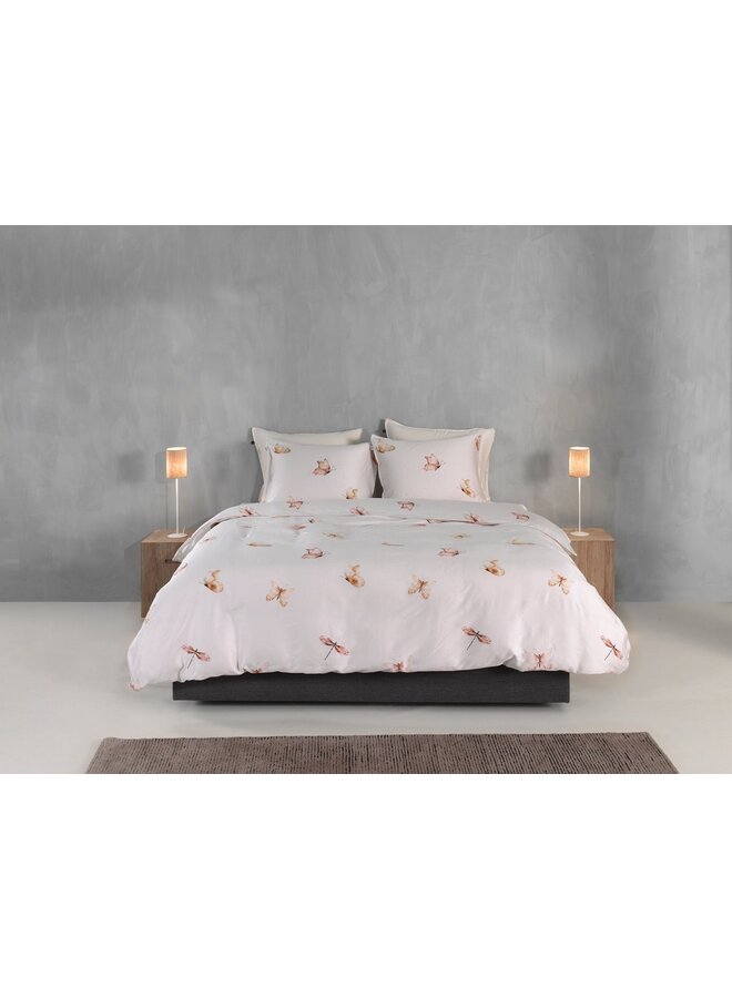 ZO! Home Dekbedovertrek Maribosa Beige - Katoensatijn