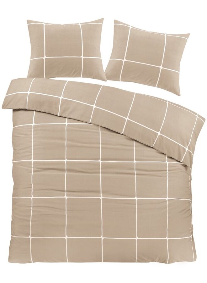 Dekbedovertrek Stan Beige - Katoen PL3