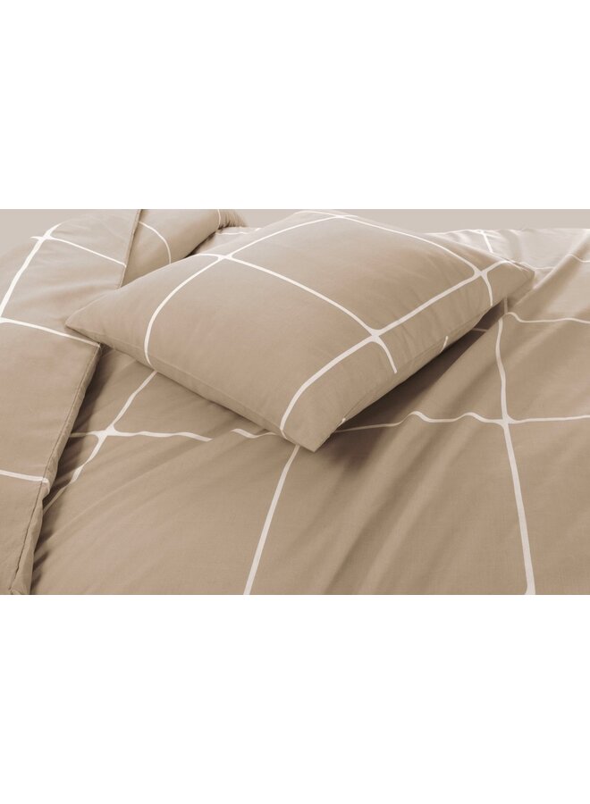 Day Dream Katoen Dekbedovertrek Zand