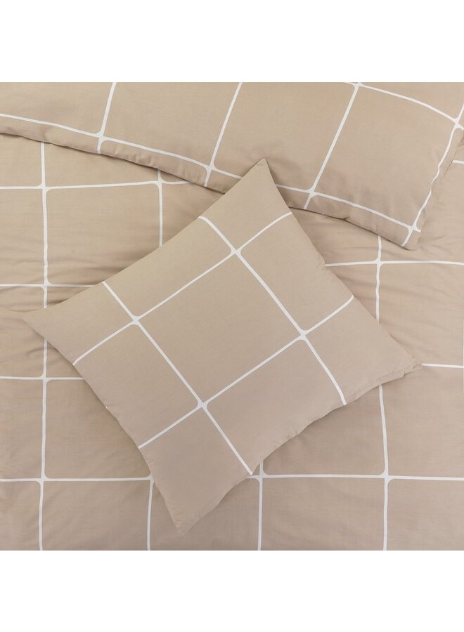 Day Dream Dekbedovertrek Stan Beige - Katoen